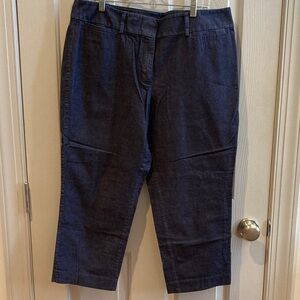 EUC Ann Taylor Denim Capris